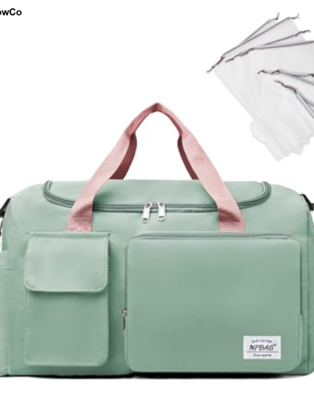 Expandable Weekender Travel Duffel Gym Overnight Bag Nylon